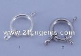 SSC208 5pcs 13.5mm 925 sterling silver spring rings clasps