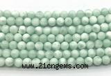 CAS301 15.5 inches 6mm round snowflake angelite gemstone beads