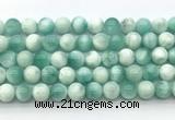 CAS312 15.5 inches 10mm round snowflake angelite gemstone beads