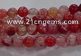 CAA1050 15.5 inches 4mm round dragon veins agate beads wholesale