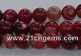 CAA1051 15.5 inches 6mm round dragon veins agate beads wholesale