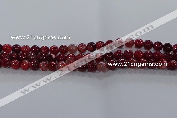 CAA1052 15.5 inches 8mm round dragon veins agate beads wholesale