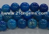 CAA1057 15.5 inches 8mm round dragon veins agate beads wholesale