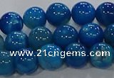 CAA1058 15.5 inches 10mm round dragon veins agate beads wholesale