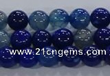 CAA1061 15.5 inches 6mm round dragon veins agate beads wholesale