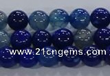 CAA1061 15.5 inches 6mm round dragon veins agate beads wholesale