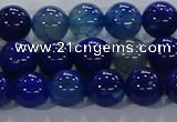 CAA1062 15.5 inches 8mm round dragon veins agate beads wholesale