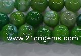 CAA1068 15.5 inches 10mm round dragon veins agate beads wholesale