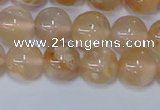 CAA1073 15.5 inches 10mm round sakura agate gemstone beads