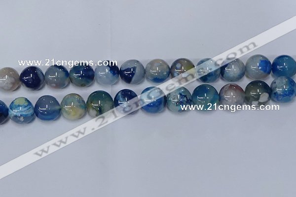 CAA1085 15.5 inches 14mm round sakura agate gemstone beads