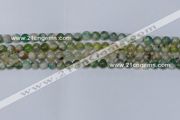 CAA1090 15.5 inches 6mm round sakura agate gemstone beads