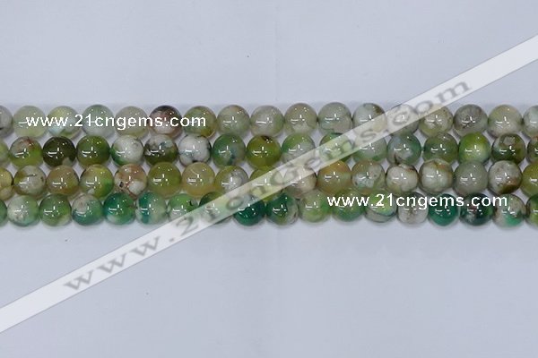 CAA1092 15.5 inches 8mm round sakura agate gemstone beads