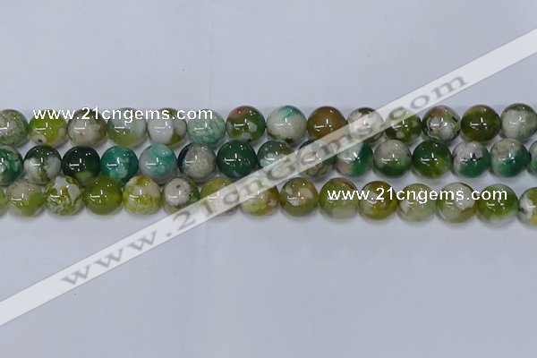 CAA1093 15.5 inches 10mm round sakura agate gemstone beads