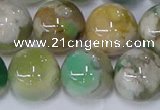 CAA1095 15.5 inches 14mm round sakura agate gemstone beads