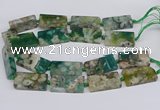 CAA1169 15.5 inches 22*40mm rectangle sakura agate gemstone beads