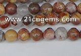 CAA1220 15.5 inches 4mm round gold mountain agate beads