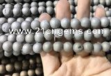 CAA1310 15.5 inches 10mm round matte plated druzy agate beads