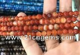 CAA1567 15.5 inches 6mm round banded agate beads wholesale