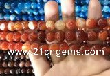 CAA1569 15.5 inches 10mm round banded agate beads wholesale