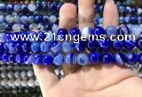 CAA1580 15.5 inches 8mm round banded agate beads wholesale