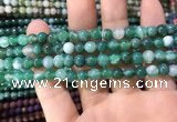 CAA1591 15.5 inches 6mm round banded agate beads wholesale