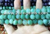 CAA1600 15.5 inches 12mm round banded agate beads wholesale