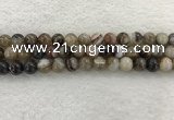 CAA1813 15.5 inches 10mm round banded agate gemstone beads