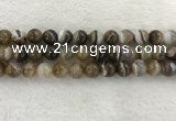 CAA1824 15.5 inches 12mm round banded agate gemstone beads