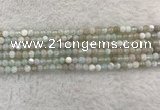 CAA1840 15.5 inches 4mm round banded agate gemstone beads
