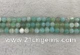 CAA1842 15.5 inches 8mm round banded agate gemstone beads