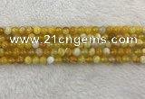 CAA1851 15.5 inches 6mm round banded agate gemstone beads