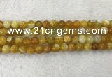 CAA1853 15.5 inches 10mm round banded agate gemstone beads