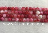 CAA1893 15.5 inches 10mm round banded agate gemstone beads