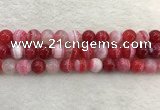 CAA1894 15.5 inches 12mm round banded agate gemstone beads