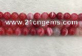 CAA1895 15.5 inches 14mm round banded agate gemstone beads