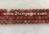 CAA1903 15.5 inches 10mm round banded agate gemstone beads