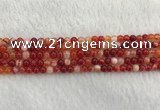 CAA1910 15.5 inches 4mm round banded agate gemstone beads