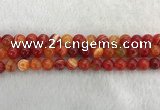 CAA1913 15.5 inches 10mm round banded agate gemstone beads