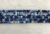 CAA1930 15.5 inches 4mm round banded agate gemstone beads