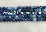 CAA1931 15.5 inches 6mm round banded agate gemstone beads