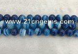 CAA1935 15.5 inches 14mm round banded agate gemstone beads