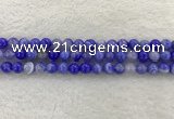 CAA1942 15.5 inches 8mm round banded agate gemstone beads