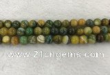 CAA1963 15.5 inches 10mm round banded agate gemstone beads