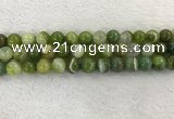 CAA1974 15.5 inches 12mm round banded agate gemstone beads