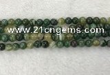 CAA1982 15.5 inches 8mm round banded agate gemstone beads