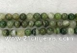 CAA1985 15.5 inches 14mm round banded agate gemstone beads