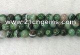 CAA1996 15.5 inches 16mm round banded agate gemstone beads