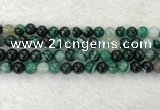 CAA2023 15.5 inches 10mm round banded agate gemstone beads