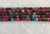 CAA2041 15.5 inches 6mm round banded agate gemstone beads