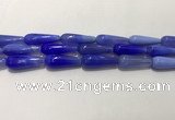 CAA2077 15.5 inches 10*30mm teardrop agate beads wholesale